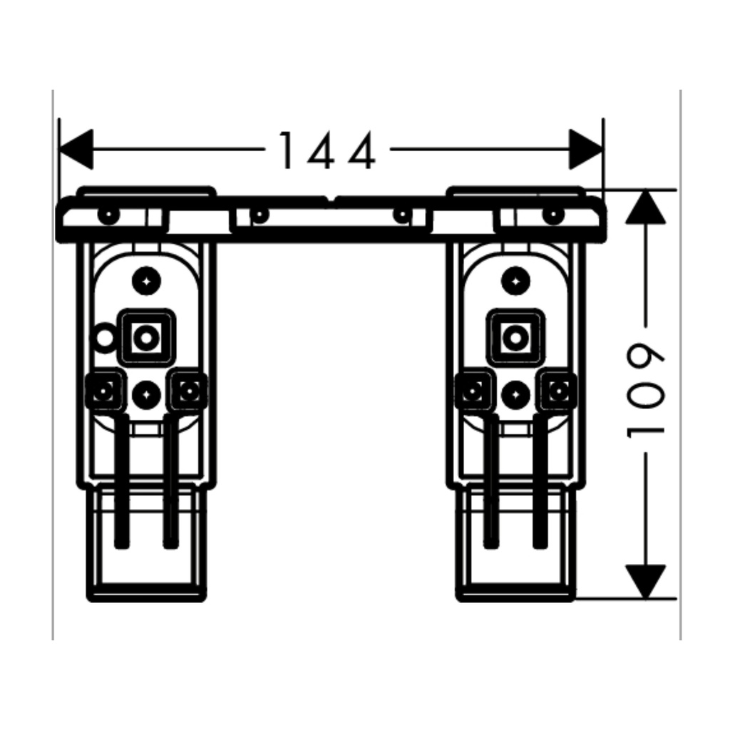 Hansgrohe 42870000 Axor Universal Modular Adaptor Set