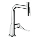 Hansgrohe 39863001 Citterio Select 2-Spray Kitchen Faucet, Pull-Out