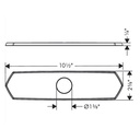 Hansgrohe 04856250 Base Plate For Single Hole Kitchen Faucets 10"