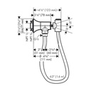 Hansgrohe 04831000 Handshower Holder With Outlet