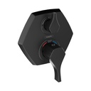Hansgrohe 04821670 Thermostatic Trim With Volume Control Matte Black