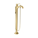 Hansgrohe 04818250 Locarno Freestanding Tub Filler Trim With 1.75 Gpm Handshower Brushed Gold Optic