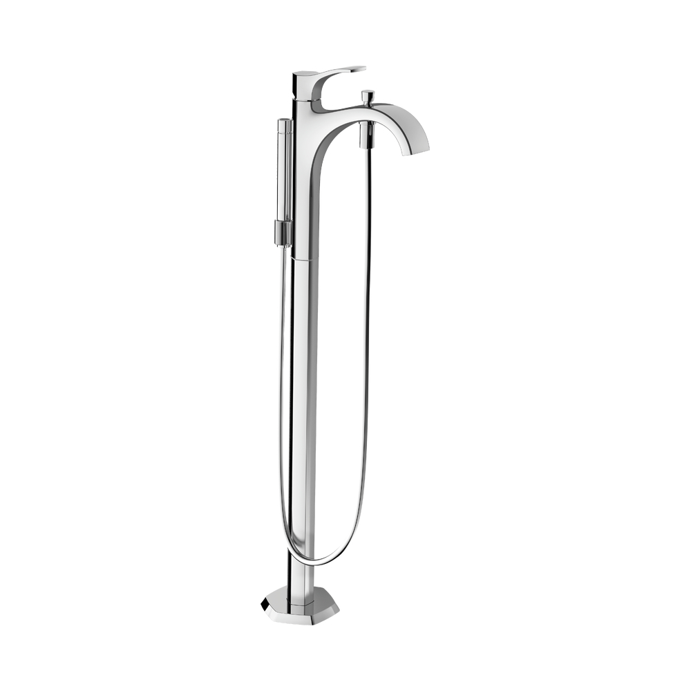 Hansgrohe 04818000 Locarno Freestanding Tub Filler Trim With 1.75 Gpm Handshower Chrome