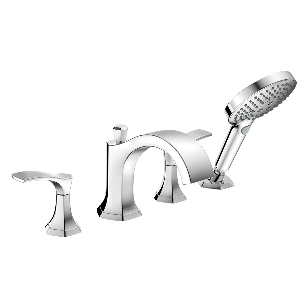 Hansgrohe 04817000 4 Hole Roman Tub Set Trim With 1.75 Gpm Handshower