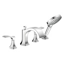 Hansgrohe 04817000 4 Hole Roman Tub Set Trim With 1.75 Gpm Handshower