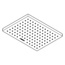 Hansgrohe 26094001 Vernis Shape Square 230 1 Jet 1.5Gpm