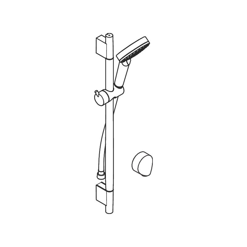 Hansgrohe 04971000 Vernis Blend Wallbar 100 Vario 1.5Gpm Chrome