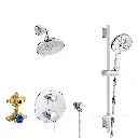 Grohe 29431000 Timeless Pressure Balance Shower Set StarLight Chrome