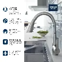 Grohe 32298GN3 Zedra Sngl Hdl Kitchen C-Spout High Brushed Cool Sunrise