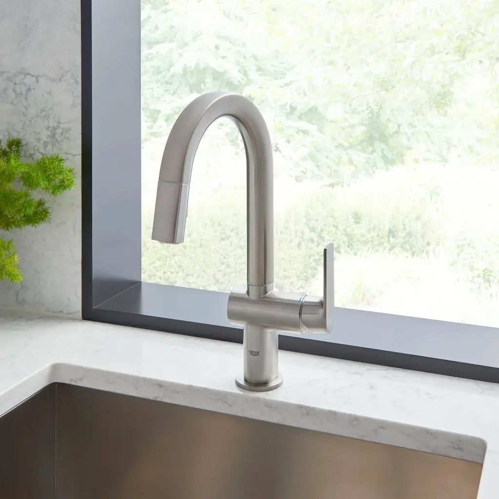 Grohe 30377Dc0 Defined Dual Spray Pull-Down Kitchen Faucet
