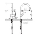 Grohe 30377Dc0 Defined Dual Spray Pull-Down Kitchen Faucet