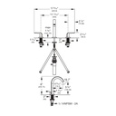Grohe 20597EN0 Defined 2Hndl Basin 3-H