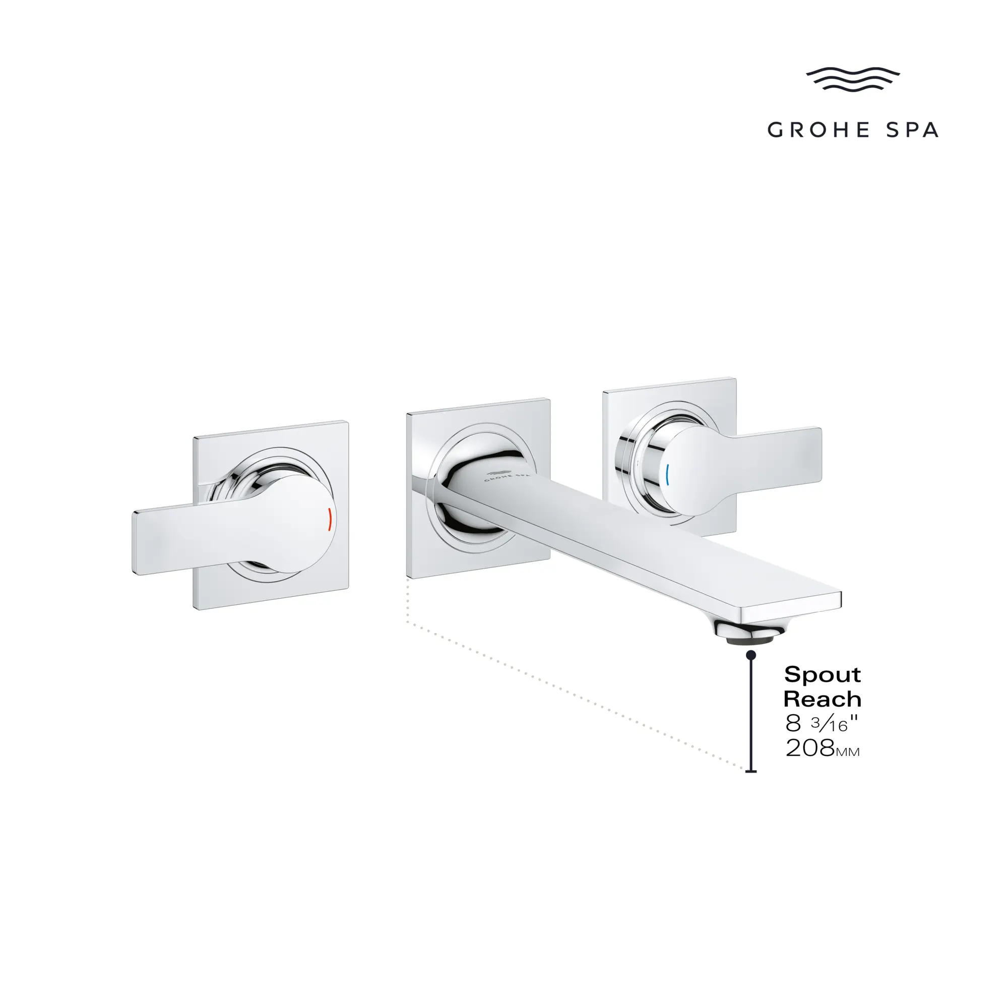 Grohe 20586GN1 Allure New 3H Sink M 1.2Gpm