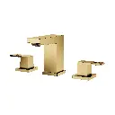 Grohe 20370GNA Eurocube 8" Widespread 2-Handle S-Size Bathroom Faucet 4.5 L/Min (1.2 Gpm) Brushed Cool Sunrise