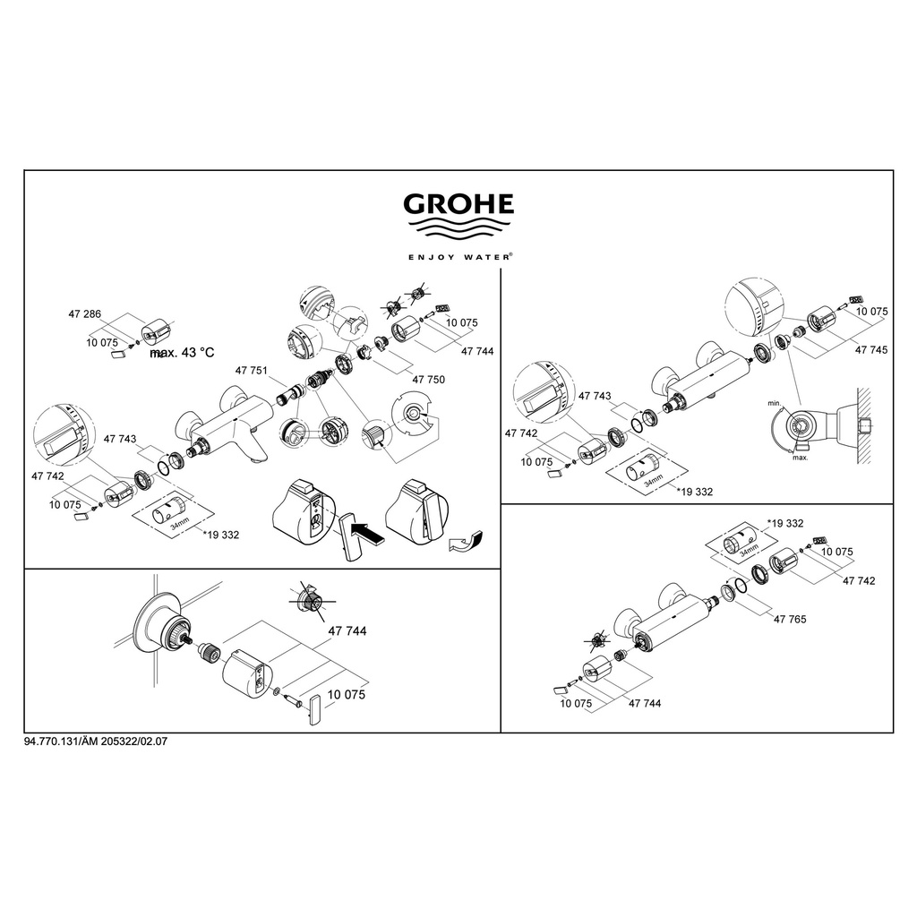 Grohe 10089000 Stop Ring
