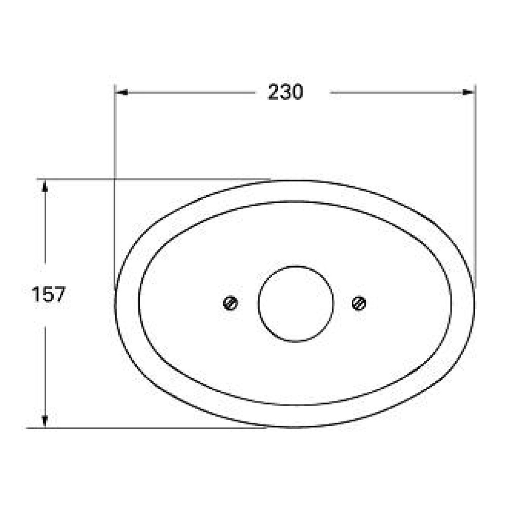 Grohe 08365000 Escutcheon