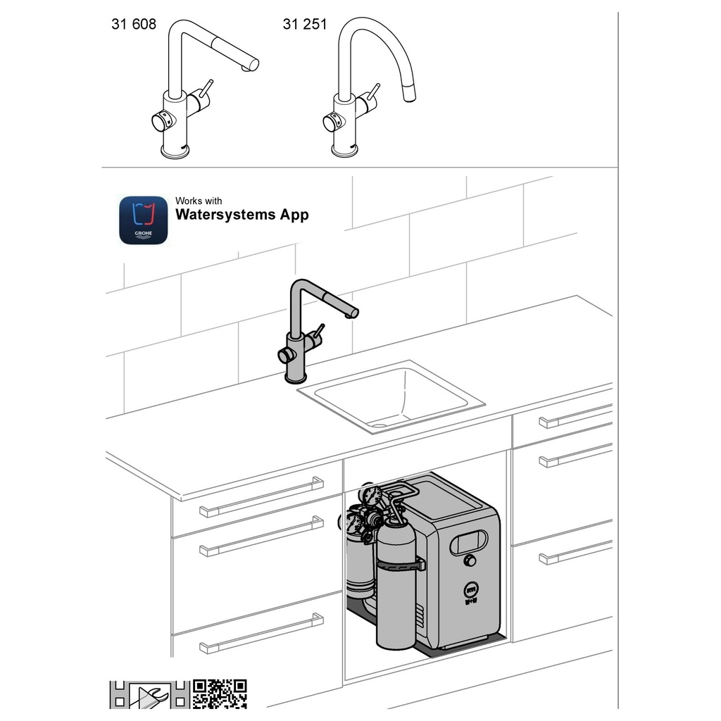Grohe 40549002 Grohe Blue Prof. Cooler