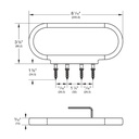Grohe 40972000 Defined Towel Ring