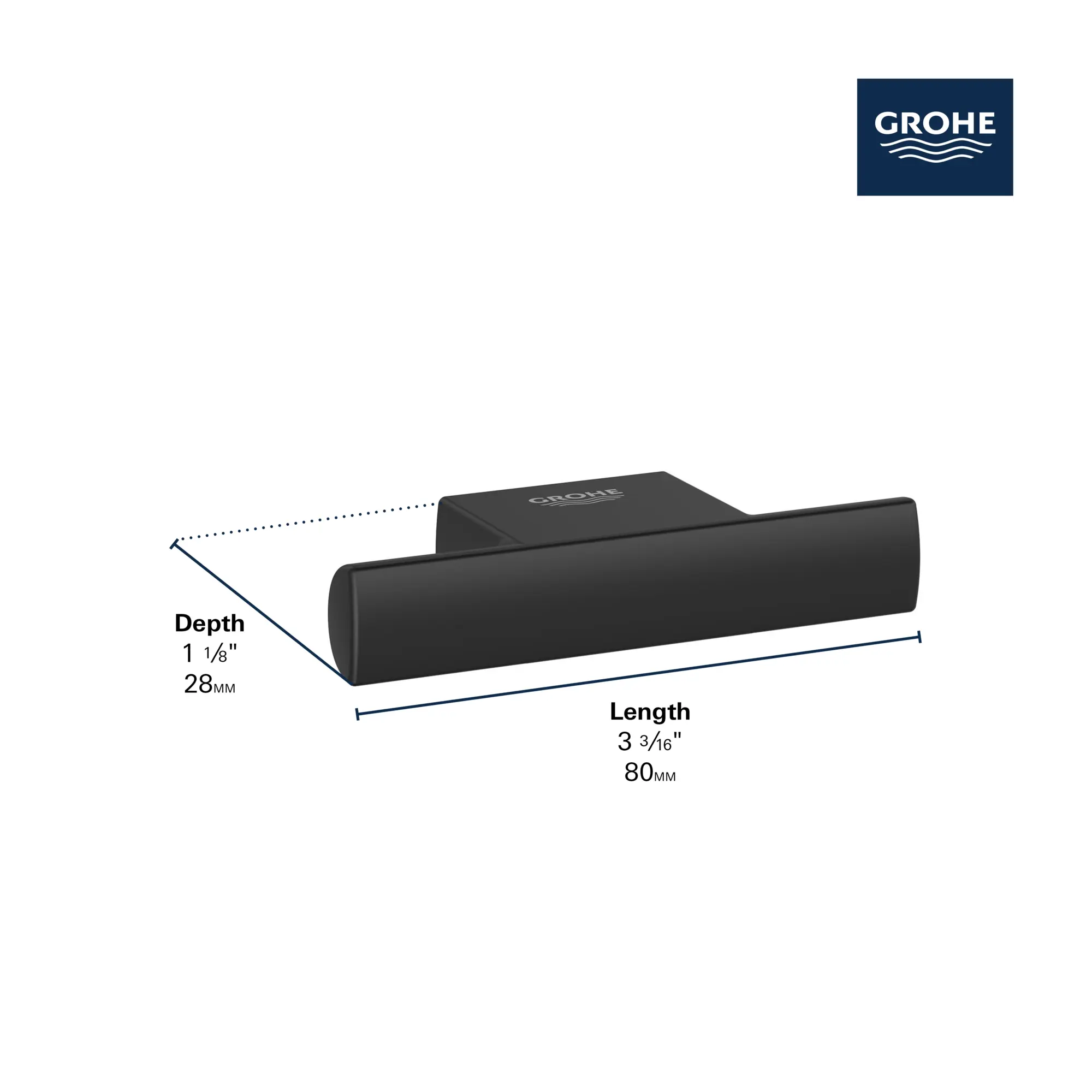 Grohe 40973000 Defined Robe Hook