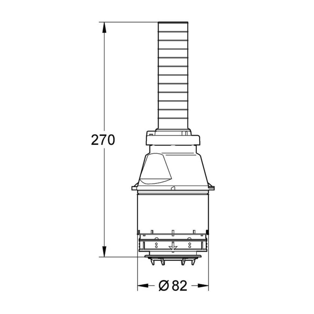 Grohe 42137000 Servo Discharge Valve Chrome