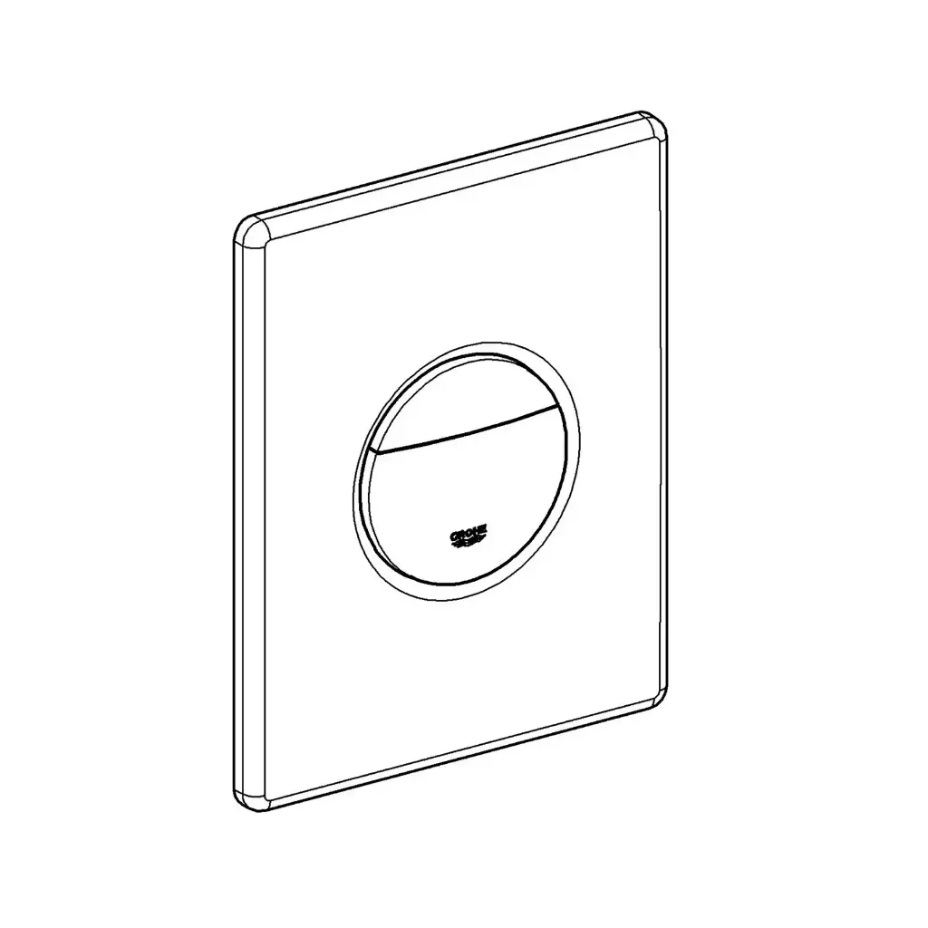 Grohe 42375000 Top Plate W. Push Button