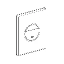 Grohe 42375000 Top Plate W. Push Button