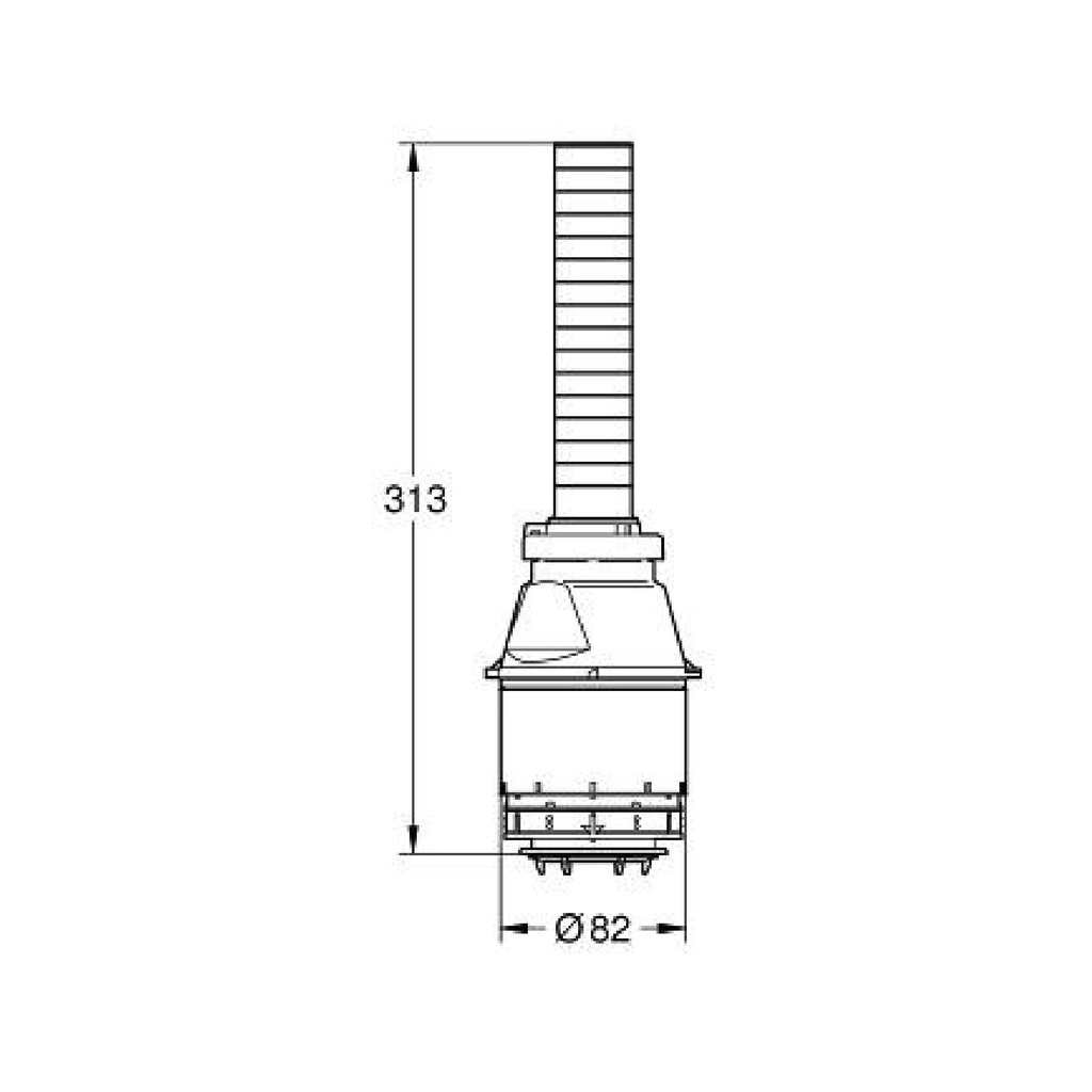 Grohe 43486000 Waste Valve Chrome