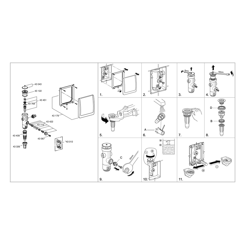 Grohe 43996000 Fitting