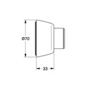 Grohe 45545000 Escutcheon Chrome
