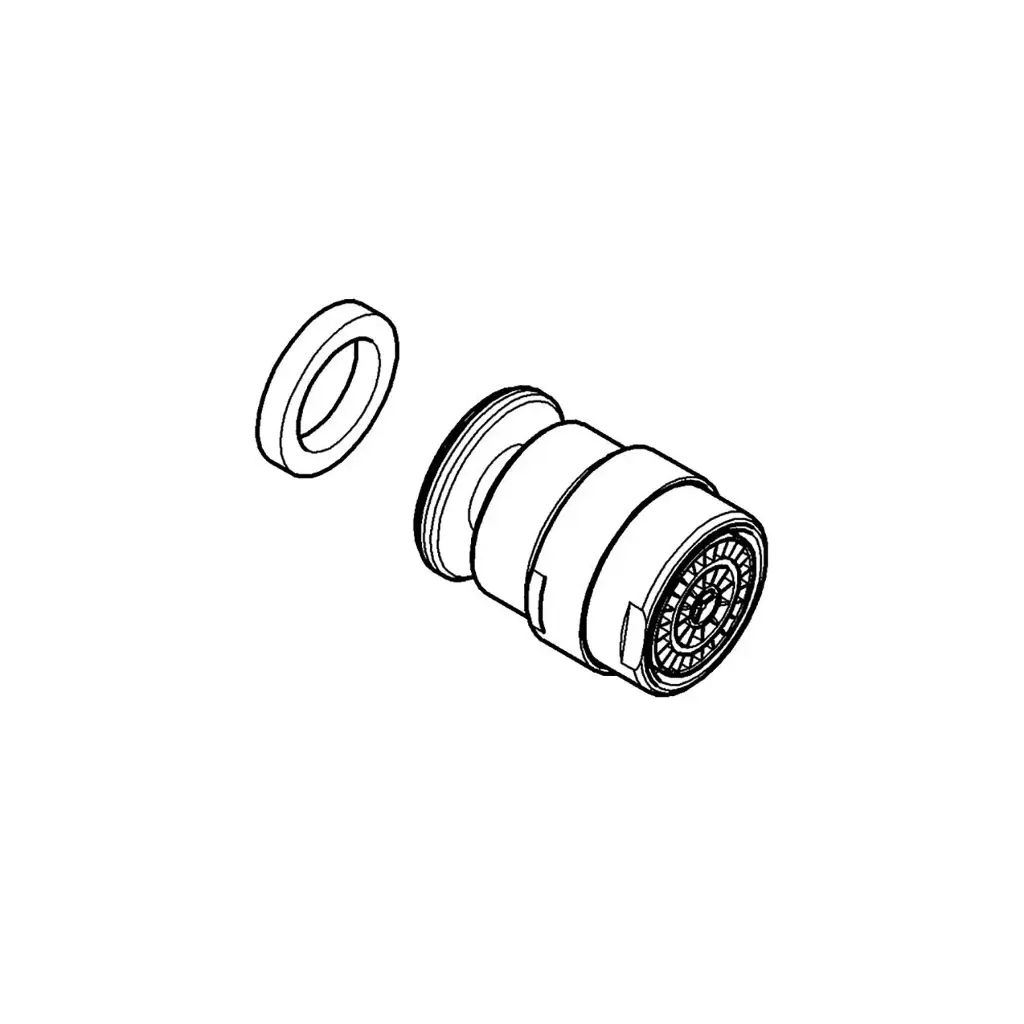 Grohe 46461000 Ball-Joint Flow Control
