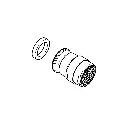 Grohe 46461000 Ball-Joint Flow Control