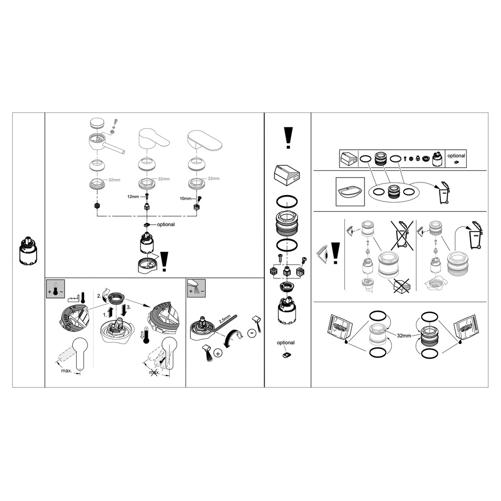 Grohe 48518000 Cartridge Ceramic