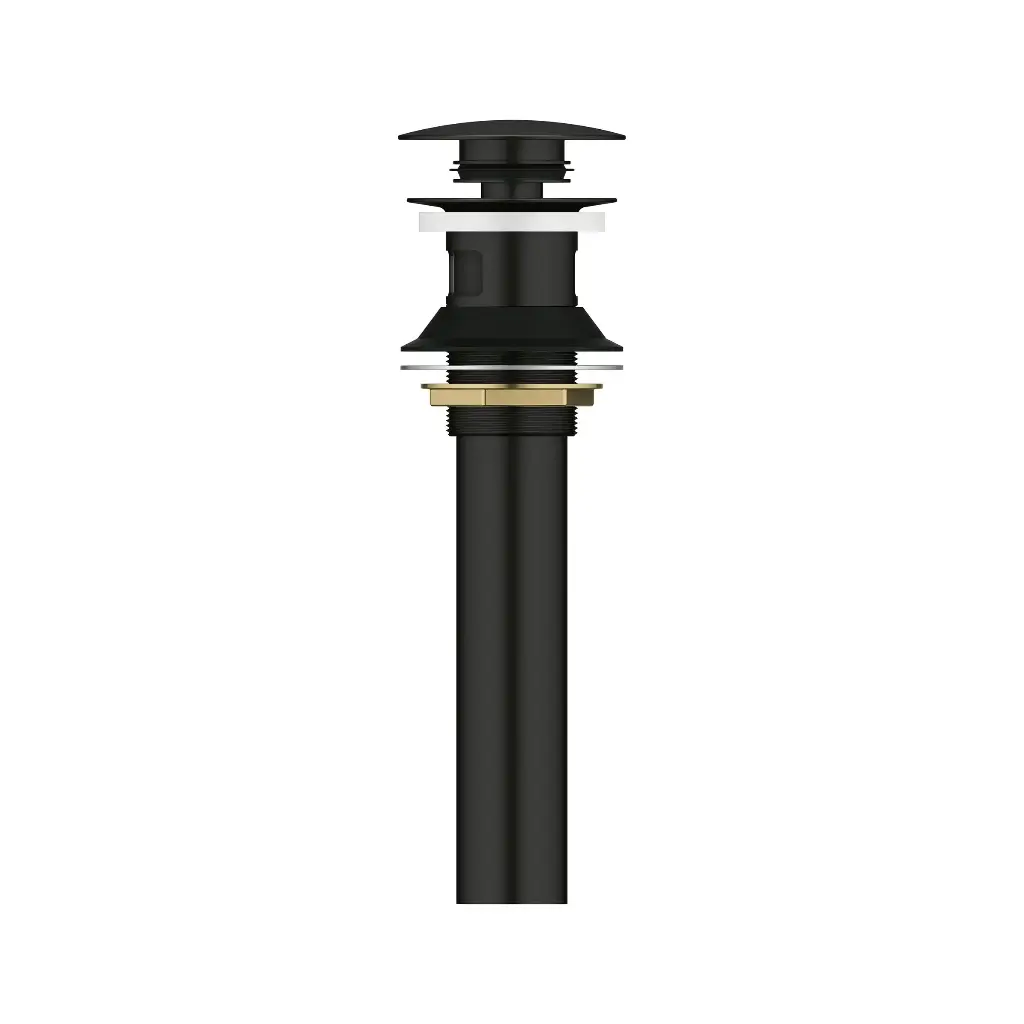 Grohe 486562430 Bathroom Sink Pop-Up Drain With Overflow Matte Black