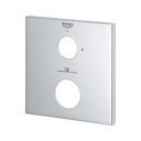 Grohe 49101000 Grt Cube Sngl Func 2-Hndl Thm Wall Plate