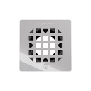 Mirolin FD3-X Chrome XFR Floor Drain - Square Grill