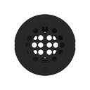 Mirolin GR-FD2-BL 4.3 In. Round Drain Grate Matte Black