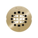 Mirolin GR-FD2-CZ 4.3 In. Round Drain Grate Gold
