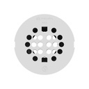 Mirolin GR-FD2-WH 4.3 In. Round Drain Grate White