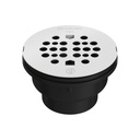 Mirolin GR-FD2-WH 4.3 In. Round Drain Grate White