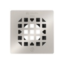 Mirolin GR-FD3-BN 4.25 In. Square Drain Grate Brushed Nickel