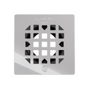 Mirolin GR-FD3-CP 4.25 In. Square Drain Grate Chhrome