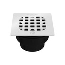 Mirolin GR-FD3-WH 4.25 In. Square Drain Grate White
