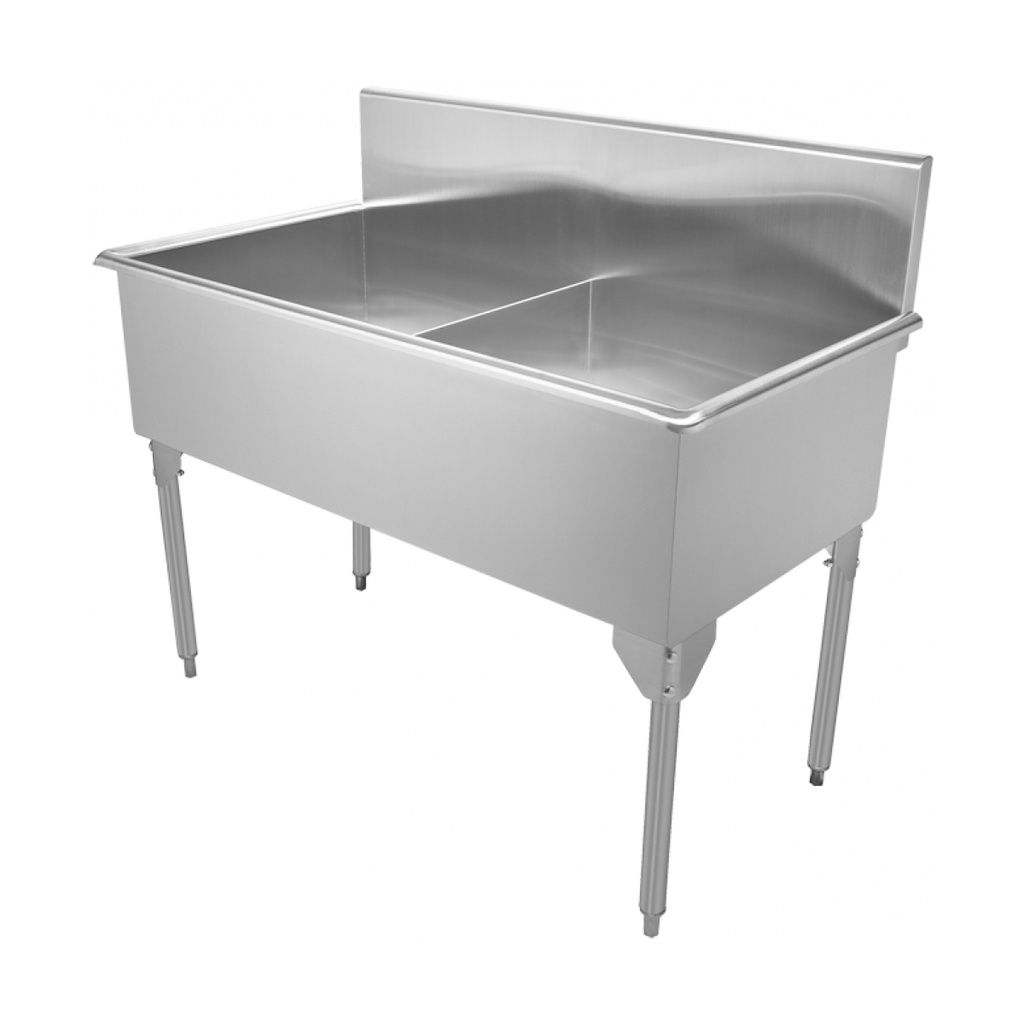 Franke DL2448-5-2 Classic Series 16 Gauge Double Compartment