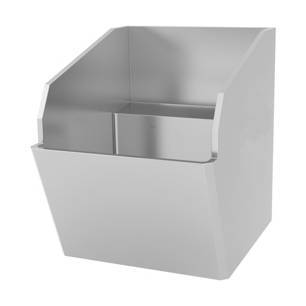 Franke HWS1414P-00-1 Clinical Wash Trough 18Ga 1 Hole