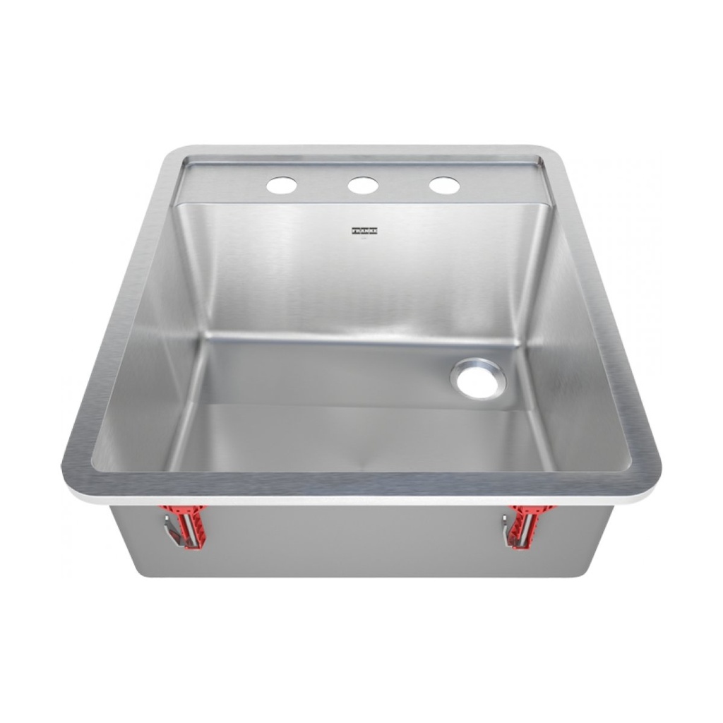 Franke HWS6810P-3 Clinical Stainless Top/Under Mount Wash Sink