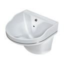 Franke HWSS2321W-00 Medi-Flo Hand Hygiene Sink With Laminar Flow Faucet Solid Surface Material