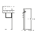 Franke IWC2104 In-Wall Carrier For Hwss2321W-00