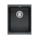 Franke KBG110-13ON Kubus Granite Undermount Sink Single Onyx