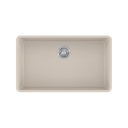 Franke KBG110-31CH Kubus Granite Undermount Sink Single Champagne