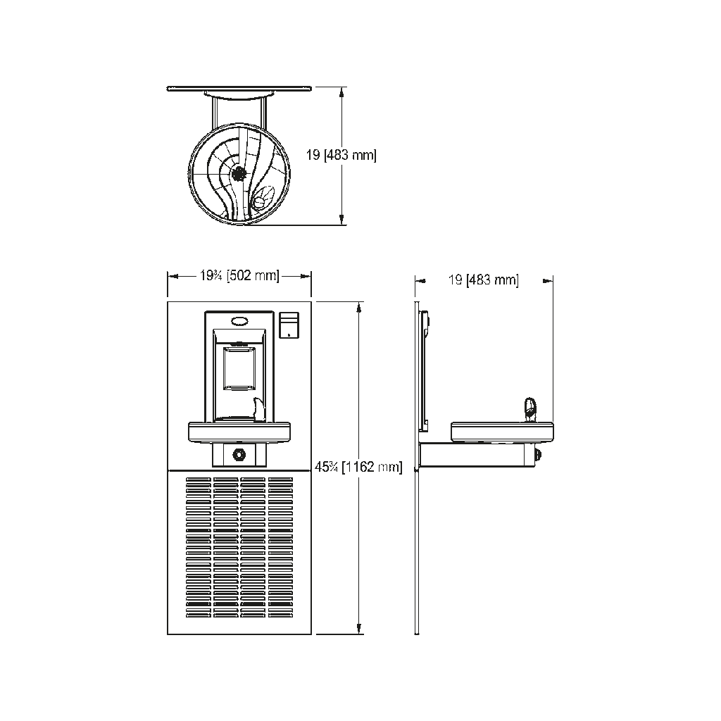 Franke KEM8WR-EBF-STN Chilled Combination Electronic Modular